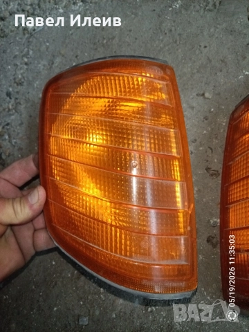 мигачи за мерцедес 124 Hella оригинални, снимка 2 - Части - 54606551
