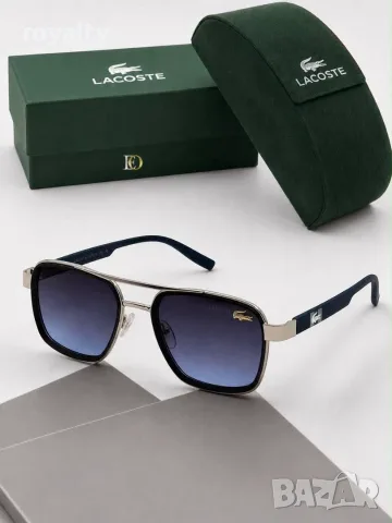 Lacoste Нови Мъжки Слънчеви Очила Различни Цветове с Кутия и Калъф , снимка 2 - Слънчеви и диоптрични очила - 55622244