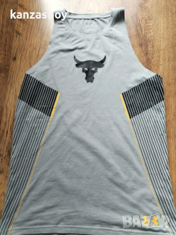Under Armour UA Pjt Rock 100 Percent Tank - страхотен мъжки потник M, снимка 4 - Тениски - 54662681