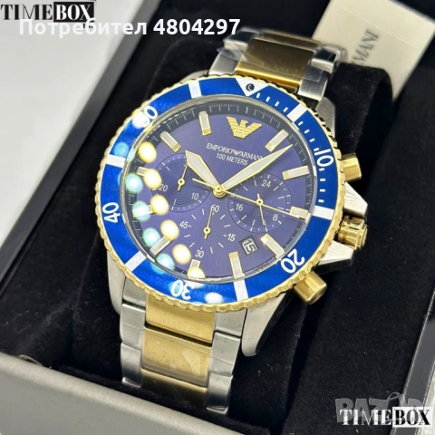 Мъжки часовник Emporio Armani AR11362 Diver , снимка 11 - Мъжки - 54691452
