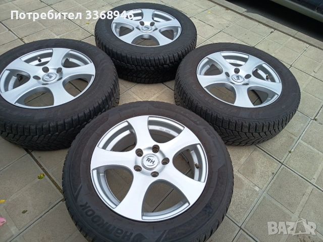 Джанти RH 16" 5X114,3 с гуми 215/60/16, снимка 5 - Гуми и джанти - 54636342