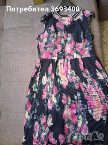 Официална рокля от шифон, снимка 5 - Рокли - 54109435