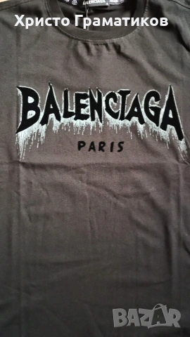  Мъжка Тениска Balensiaga , снимка 2 - Тениски - 54474727