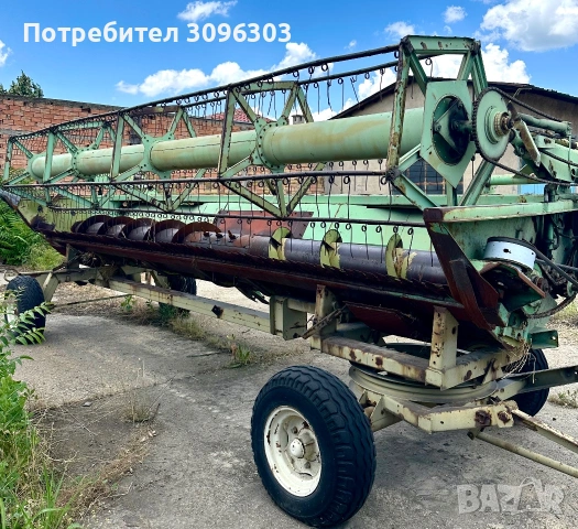 Зърнокомбайн с хедер, снимка 7 - Селскостопанска техника - 55049227