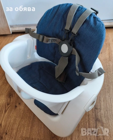 Столче за хранене Stokke Steps + седалка,възглавнички и колан, снимка 16 - Столчета за хранене - 52077601