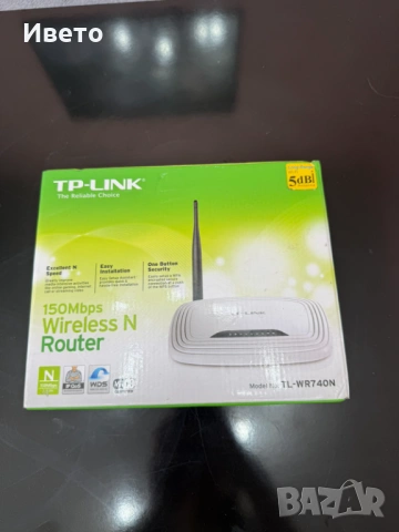 Рутер TP-Link TL-WR740N, Безжичен, Router, 150Mbps