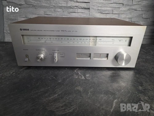 Yamaha CT-710 Natural Sound AM/FM STEREO Tuner NFB PLL MPX Top