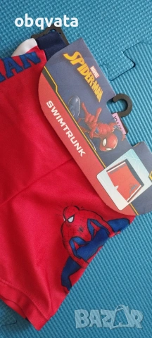 НОВИ детски бански Спайдър мен/Spider man 104-110, снимка 2 - Детско бельо и бански  - 55043458