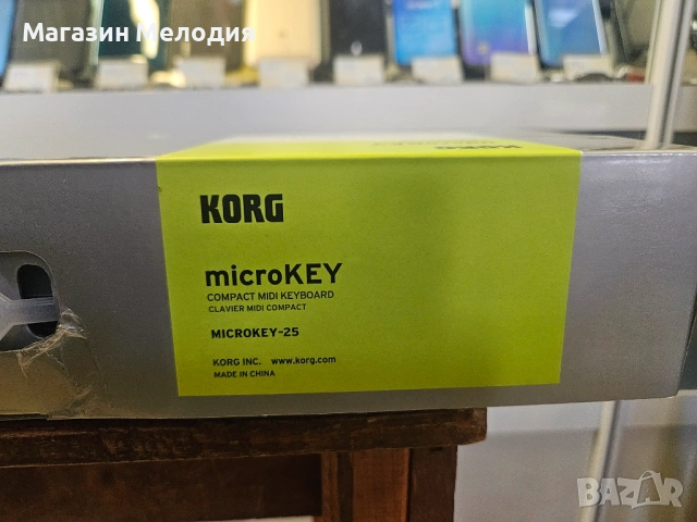 Синтезатор Korg microKEY-25 – Компактна USB MIDI клавиатура. НОВ., снимка 6 - Друга електроника - 54406610