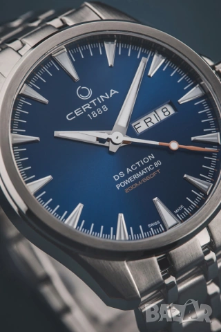 Продавам Certina DS Action Day-Date Powermatic 80 Nivachron, в перфектно състояние, бартер