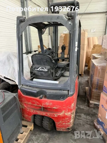 Електрокар ,,мотокар LINDE E16C-01 ,2011г., снимка 6 - Индустриална техника - 54066643