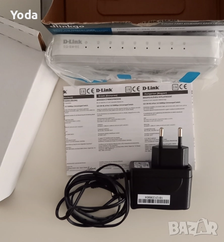 Суич 8-PORT FAST ETHERNET EASY DESKTOP SWITCH GO-SW-8E, снимка 2 - Суичове - 55276849