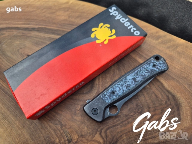 Сгъваем нож Spyderco/Lion Steel Slym C271, снимка 12 - Ножове - 54751313