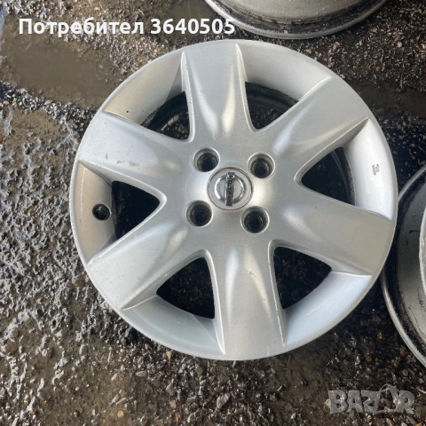 4/100/15 nissan micra, снимка 4 - Гуми и джанти - 54531114