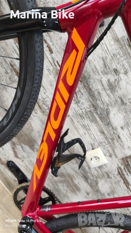 НОВ шосеен/Gravel велосипед Ridley Fenix SLA SRAM Rival/Apex XPLR Disc Fulcrum Rapid Red 500 27.5 |M, снимка 12 - Велосипеди - 55119661