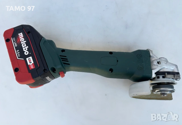 METABO W 18 L 9-125 Quick - Акумулаторен ъглошлайф 18V 5.5Ah неразличим от нов!, снимка 3 - Ъглошлайфи - 54140262