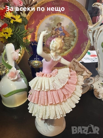 Dresden Lace Germany  производство след 1949 г Код P2107, снимка 10 - Декорация за дома - 54153408