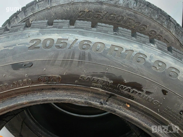 4бр зимни гуми 205/60/16 KUMHO L05645 , снимка 6 - Гуми и джанти - 54528277