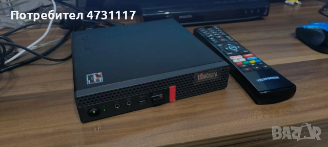 Мощен Lenovo ThinkCentre МИНИ M75q G1 Tiny, Ryzen 3 3200GE, 16GB, 256GB NVMe, снимка 3 - Геймърски - 54622066