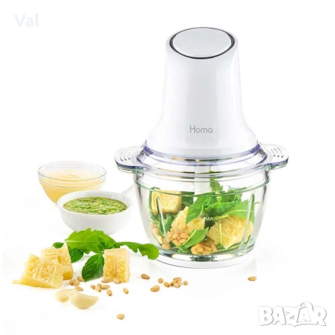 Мини чопър Homa HBC-5088 Cadis, стъклена купа, снимка 8 - Чопъри и пасатори - 54842085