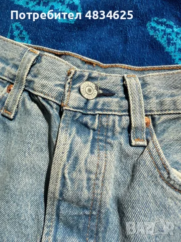 Levi's Premium 501 къси дънки - Размер 24" (XS) - Винтаж стил - Размяна възможна, снимка 3 - Къси панталони и бермуди - 55295834