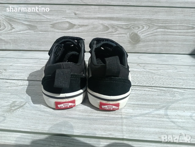 Vans кожени унисекс N 22,5, снимка 4 - Детски маратонки - 54444255