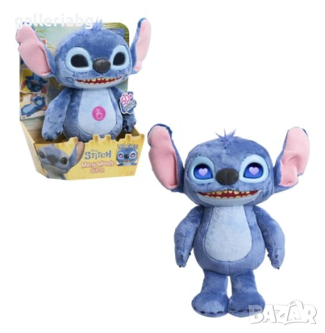 Интерактивен Плюшен Stitch Many Moods със Звуци, LCD Очи и Над 50 Реакции, снимка 9 - Плюшени играчки - 55016444