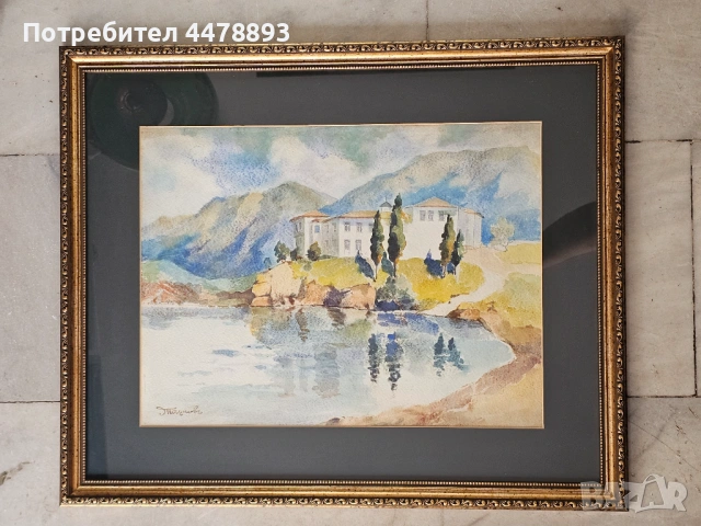 Картина Димитър Паунов( 1888-), снимка 8 - Антикварни и старинни предмети - 54188834