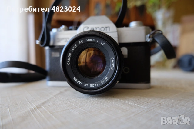 Canon FT QL & Canon FD 50mm F1.8 Lens. Canon FD Mount