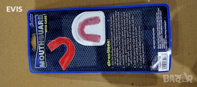 Спортен протектор за зъби Franklin Oral-Armor (син) + кутийка, снимка 2 - Други спортове - 55360275
