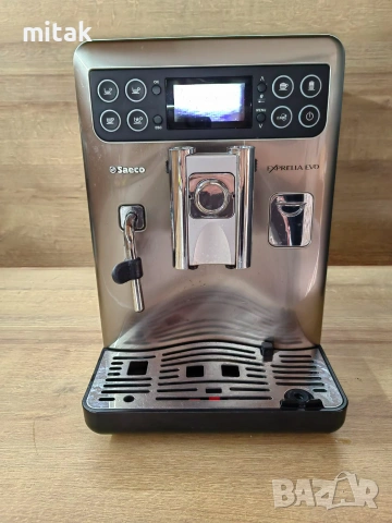 Saeco Exprelia Evo -  внос , с БГ меню и консумативи, снимка 2 - Кафемашини - 55194929