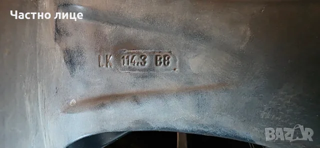 Джанти 18 цола 5×114.3 / 8J, снимка 5 - Гуми и джанти - 55578644