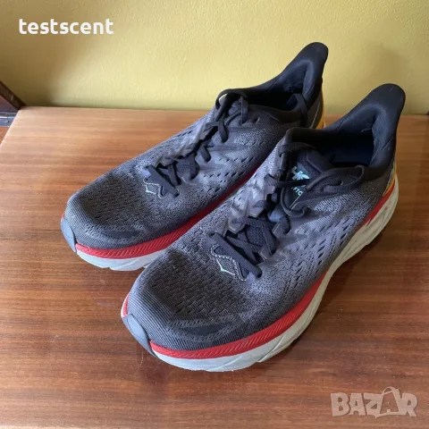 Оригинални HOKA Clifton 8 Running Shoes - EU 46 UK 11.5 - Anthracite антрацит, снимка 4 - Кецове - 36906890
