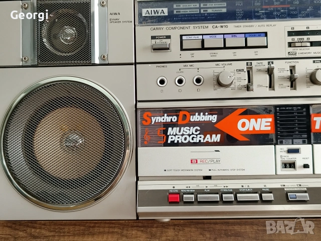 AIWA CA-W10 радио касетофон, снимка 8 - Радиокасетофони, транзистори - 55244106