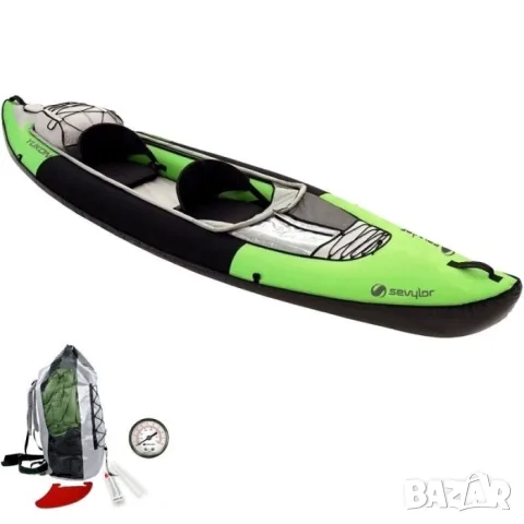 Двуместен каяк SEVYLOR YUKON /за сладка и солена вода/, снимка 4 - Водни спортове - 55493355