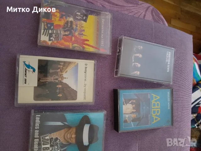 Аудио касети 5 броя-АВВА,Another Level-Nexus,Хитовете на 1993г.,Lou Bega,,Boy Zone