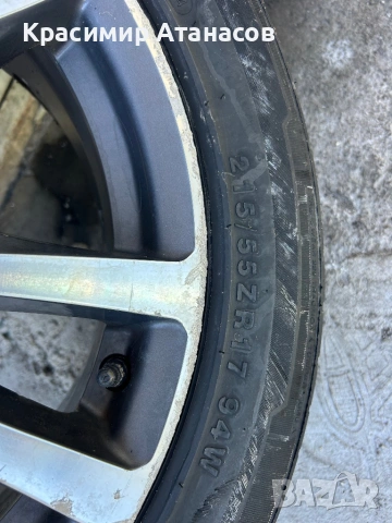 42611-YY41. Алуминиеви джанти 17 Цола за Тойота Авенсис 5.114.3 цен. 60.1. ET 45. 7J. Забележки , снимка 8 - Гуми и джанти - 54721192