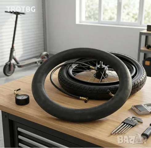 16×3.0 вътрешна гума с крив вентил за електрически велосипеди, снимка 9 - Части за велосипеди - 55398535