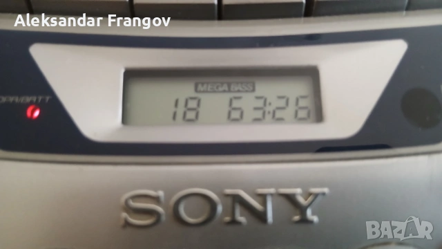 SONY CFD - S250L cd radio cassette recorder, снимка 13 - Радиокасетофони, транзистори - 55055594