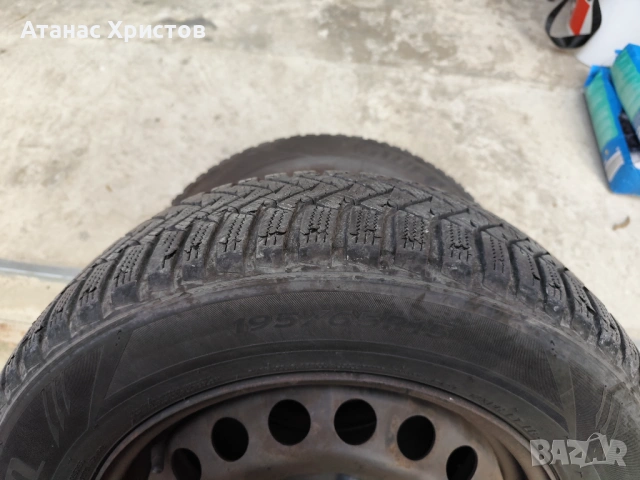 Продавам зимни гуми 195/65/15, снимка 3 - Гуми и джанти - 54048696