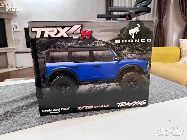 Traxxas TRX-4M Blue Bronco (Като Нов + Пълен Тунинг Injora & Гаранция), снимка 9 - Коли, камиони, мотори, писти - 54768522