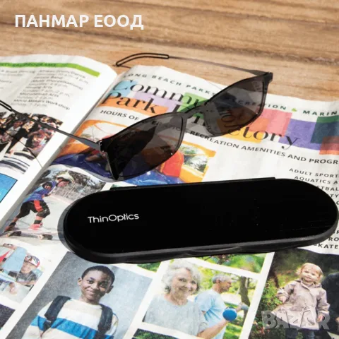 Слънцезащитни очила ThinOptics Brooklyn, БЕЗ и С диоптър, снимка 5 - Слънчеви и диоптрични очила - 55671139