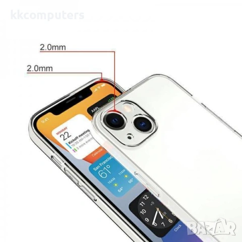 Калъф PVC MagSafe / Прозрачен / за Samsung A17 + Протектор Баркод : 3134061, снимка 2 - Калъфи, кейсове - 54998645