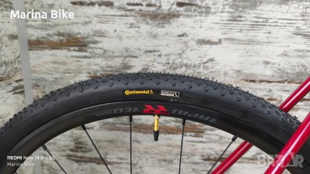 НОВ шосеен/Gravel велосипед Ridley Fenix SLA SRAM Rival/Apex XPLR Disc Fulcrum Rapid Red 500 27.5 |M, снимка 6 - Велосипеди - 55119661