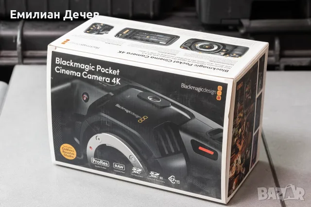 Камера Blackmagic Pocket 4K - с клетка (през Динафос), снимка 2 - Камери - 55620358