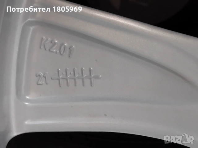 4бр, ал. джанти Audi (оригинални) 5x100 , 7,5x17 , ET46, снимка 5 - Гуми и джанти - 55290620