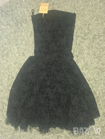 ЕЛЕГАНТНА РОКЛЯ S/XS, снимка 2 - Рокли - 54981593
