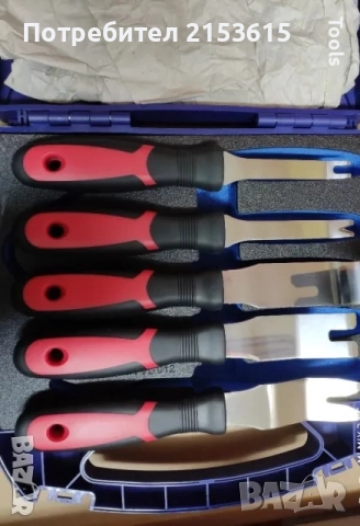 BOXO TOOLS 5 БРОЯ КАЧЕСТВЕНИ ИНСТРУМЕНТИ ЗА МАХАНЕ НА ПЛАСТМАСОВИ ЕЛЕМЕНТИ, снимка 2 - Други инструменти - 54860284