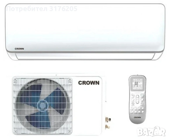Инверторен климатик Crown CIT-09FO64GB