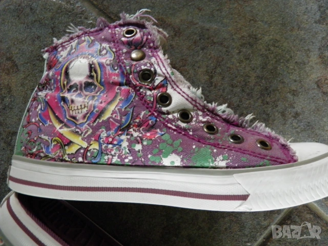 Ed Hardy детски унисекас кецове Uk3,5, снимка 4 - Детски гуменки - 54343024